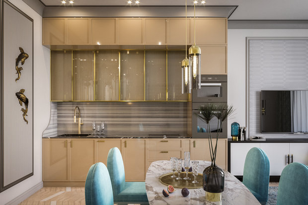 Фото из портфолио "Аквамарин" – фотографии дизайна интерьеров на INMYROOM