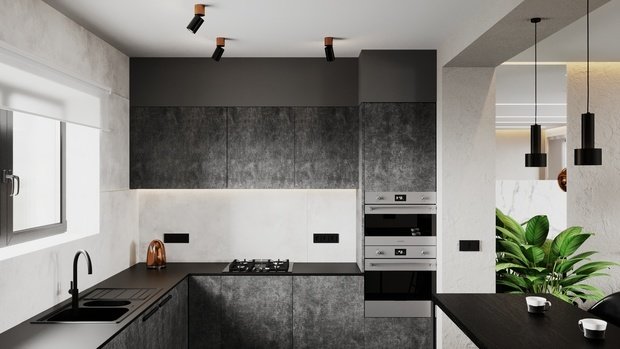 Фото из портфолио Жилой дом в Москве 240 m2 – фотографии дизайна интерьеров на INMYROOM