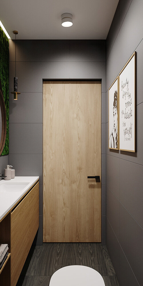 Фотография: Ванная в стиле Современный, Прихожая, Квартира, Проект дня, Санкт-Петербург, Юлия Чернова, 4 и больше, 60-90 метров – фото на INMYROOM Фотография: Ванная в стиле Современный, Прихожая, Квартира, Проект дня, Санкт-Петербург, Юлия Чернова, 4 и больше, 60-90 метров – фото на INMYROOM