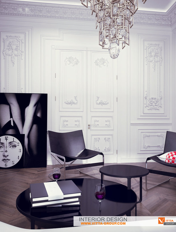 Фото из портфолио Гостиная барокко – фотографии дизайна интерьеров на INMYROOM
