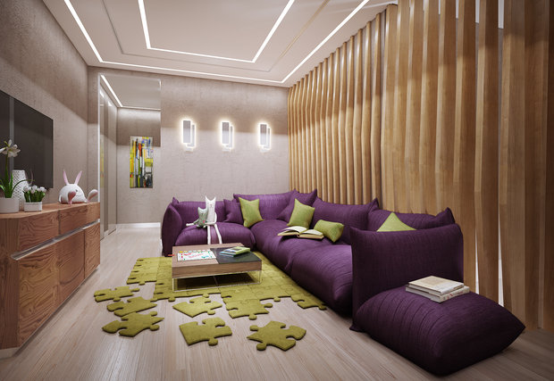 Фотография: Гостиная в стиле Современный,  – фото на InMyRoom.ru