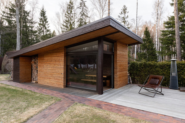 Фотография: Терраса в стиле Современный, Проект недели, Дом и дача, Новогорск, 4 и больше, Более 90 метров, #эксклюзивныепроекты, Дарья Пак – фото на INMYROOM