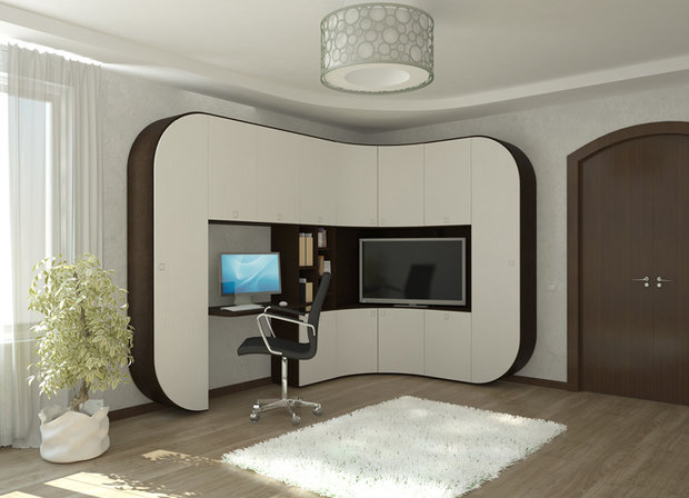 Фотография: Кабинет в стиле Современный – фото на INMYROOM