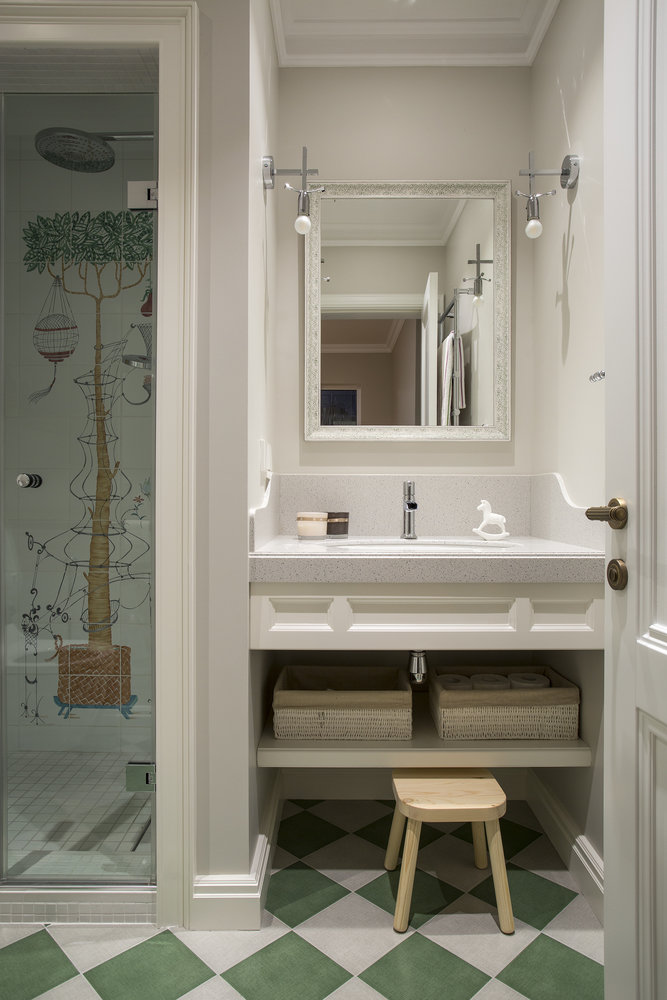 Фотография: Ванная в стиле Прованс и Кантри, Классический, Дом, Проект недели, Московская область, 4 и больше, Более 90 метров, Ирина Травкина, Наталья Тарасевич – фото на INMYROOM