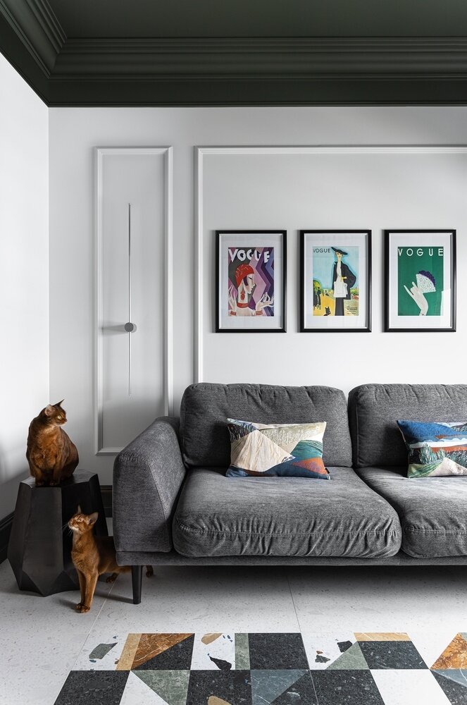 Фотография: Гостиная в стиле Современный, Квартира, Проект недели, Москва, 2 комнаты, 40-60 метров, Volume – фото на INMYROOM Фотография: Гостиная в стиле Современный, Квартира, Проект недели, Москва, 2 комнаты, 40-60 метров, Volume – фото на INMYROOM