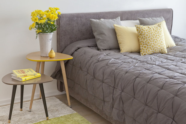 Фотография: Спальня в стиле Скандинавский, Современный, Квартира, Россия, Проект недели, Москва, Надя Зотова – фото на INMYROOM