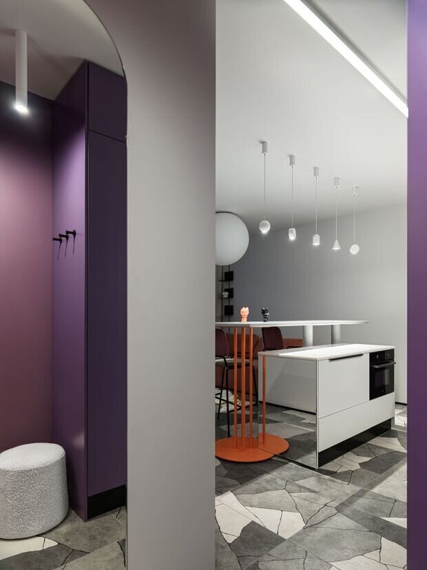 Фотография: Прихожая в стиле Современный, Минимализм, Малогабаритная квартира, Квартира, Проект дня, Санкт-Петербург, 1 комната, 40-60 метров, Студия 3302 – фото на INMYROOM