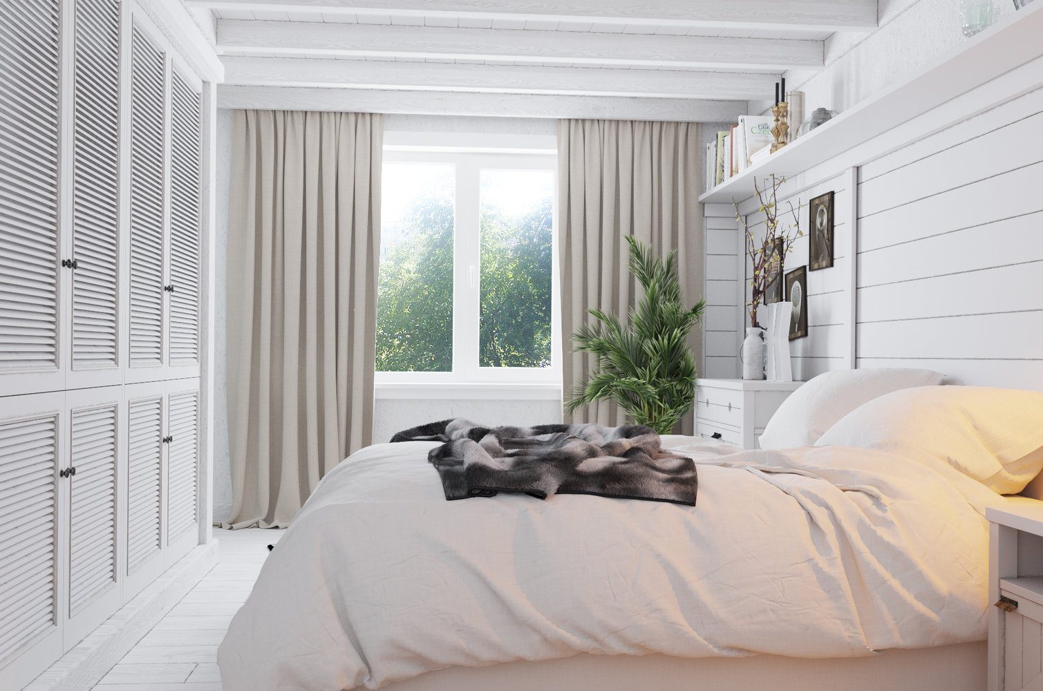 Фотография: Спальня в стиле Скандинавский, Дом, Проект недели, Дача, Татарстан, каркасный дом, Сергей Петров, СИП-панели – фото на INMYROOM Фотография: Спальня в стиле Скандинавский, Дом, Проект недели, Дача, Татарстан, каркасный дом, Сергей Петров, СИП-панели – фото на INMYROOM