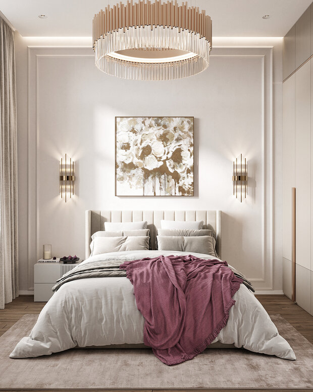 Фото из портфолио Дизайн интерьера квартиры в ЖК «ОМ» в стиле современной классики – фотографии дизайна интерьеров на INMYROOM