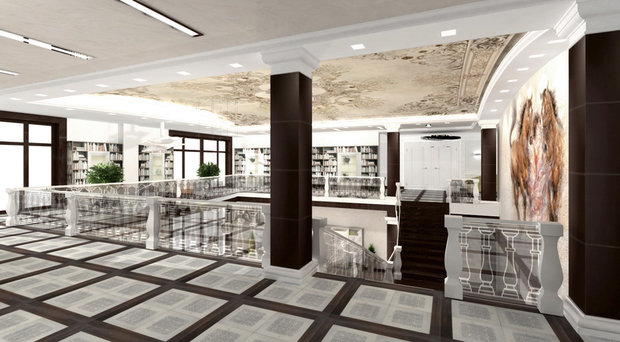 Фото из портфолио Загородный дом 1600 кв.м. – фотографии дизайна интерьеров на INMYROOM