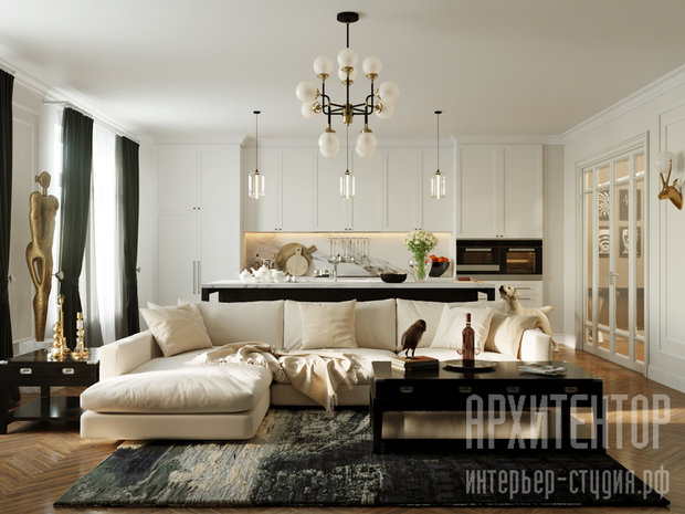 Фото из портфолио Квартира в Лондоне – фотографии дизайна интерьеров на INMYROOM