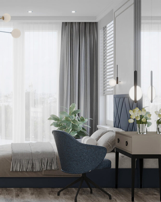 Фото из портфолио Интерьер евродвушки в ЖК "Русская Европа" – фотографии дизайна интерьеров на INMYROOM