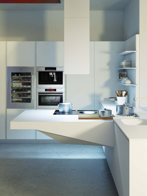 Фотография: Кухня и столовая в стиле Современный, Хай-тек, Интерьер комнат – фото на INMYROOM