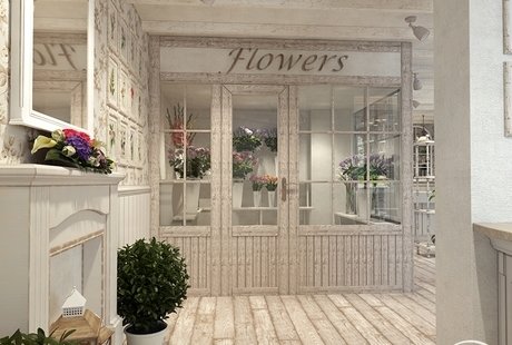 Проект цветочного магазина ArtFlora в Минске, 80 м.кв.