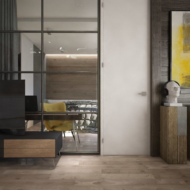 Фото из портфолио Лофт пространство для молодой пары – фотографии дизайна интерьеров на INMYROOM