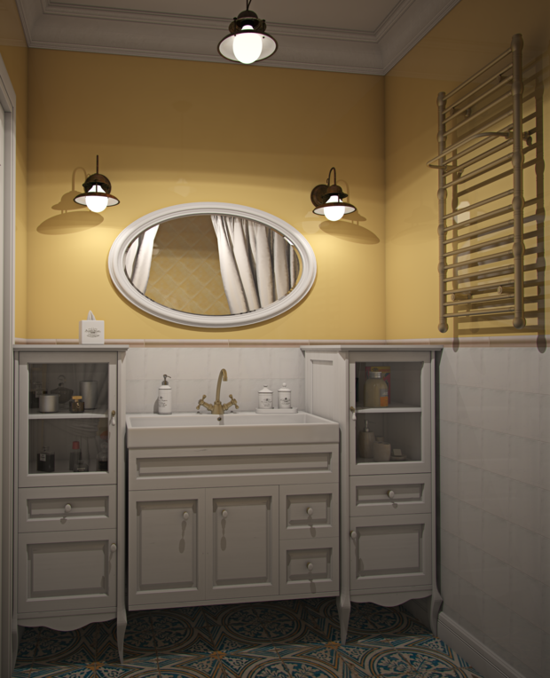 Фотография: Ванная в стиле Прованс и Кантри – фото на INMYROOM