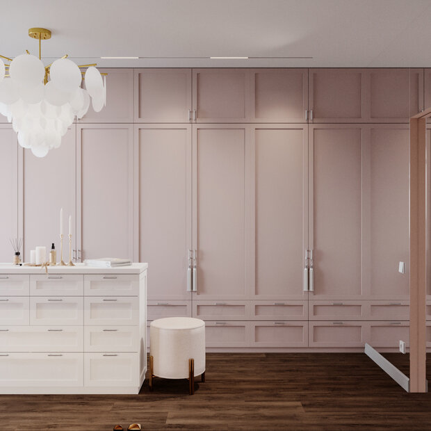 Фотография: Гардеробная в стиле Классический, Современный, Эклектика, Квартира, Проект недели, Санкт-Петербург, 4 и больше, Более 90 метров, Монолитно-кирпичный, VizDiz, Илона Ореховская – фото на INMYROOM