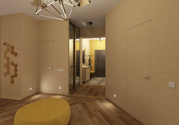 Фото из портфолио 100кв. м на ул. Салтыковской г. Москва – фотографии дизайна интерьеров на INMYROOM