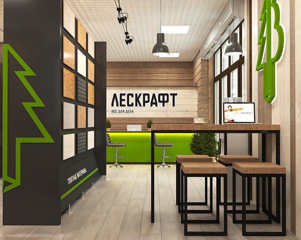 Фото из портфолио Шоурум дерева Лескрафт в г.Севастопль – фотографии дизайна интерьеров на INMYROOM