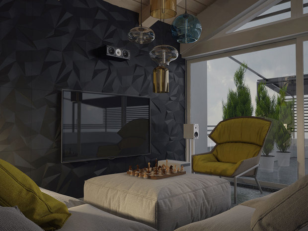 Фото из портфолио penthouse Олимп – фотографии дизайна интерьеров на INMYROOM