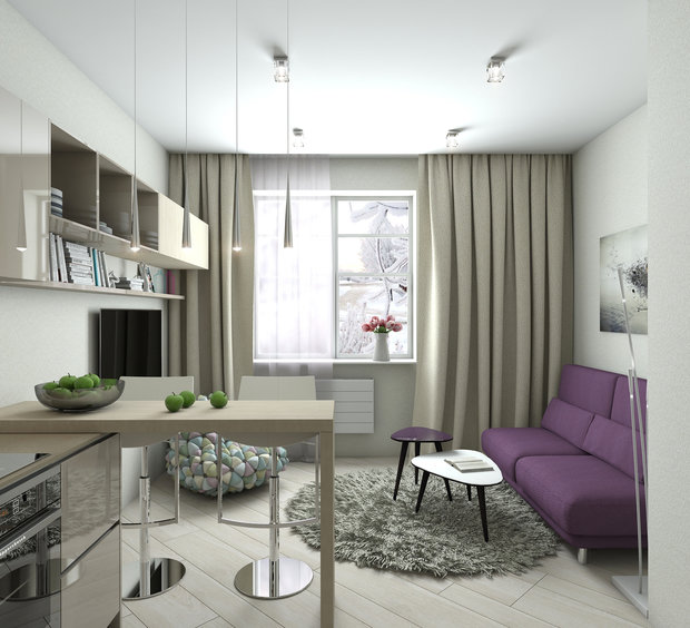 Фото из портфолио Кухни - визуализации – фотографии дизайна интерьеров на INMYROOM