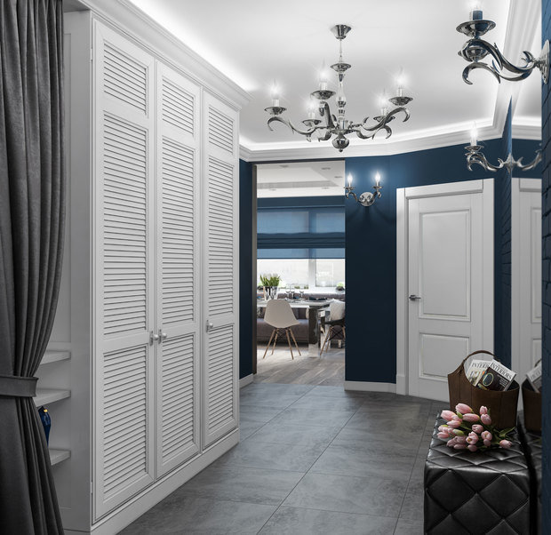 Фотография: Прихожая в стиле Классический, Современный, Квартира, Проект недели, новостройка, Ростов-на-Дону, OM Design, Маргарита Репина, Монолитный дом, 2 комнаты, 60-90 метров – фото на INMYROOM