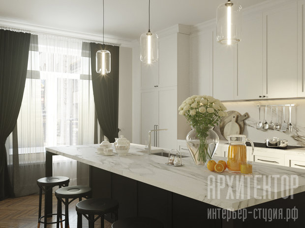 Фото из портфолио Квартира в Лондоне – фотографии дизайна интерьеров на INMYROOM