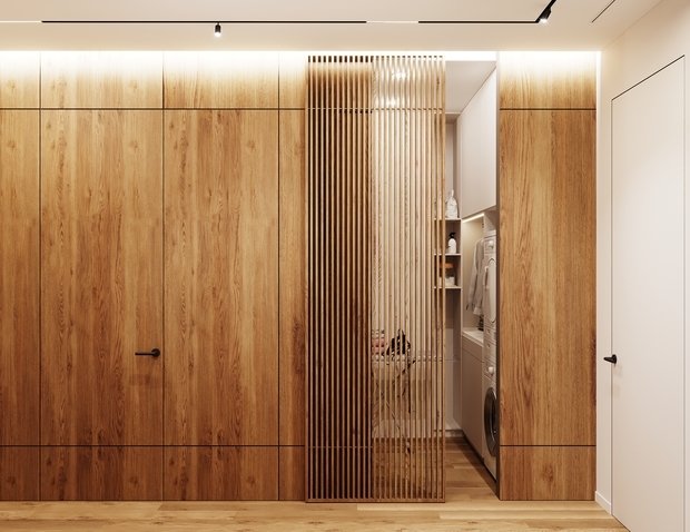 Фотография: Прихожая в стиле Современный, Квартира, Проект недели, Москва, 4 и больше, Более 90 метров, Студия 20:18 – фото на INMYROOM