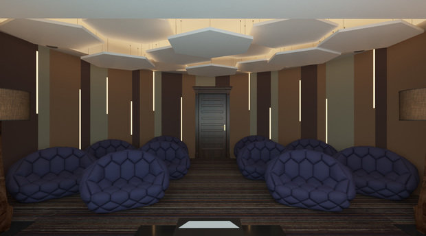 Фото из портфолио Кинозал в ресторане – фотографии дизайна интерьеров на INMYROOM
