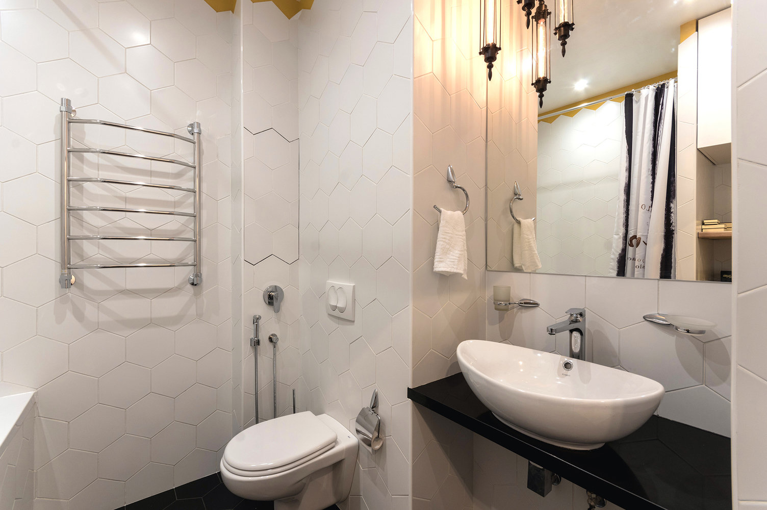 Фотография: Ванная в стиле Скандинавский, Современный, Квартира, Студия, Проект недели, до 40 метров, Маргарита Фомина, Люберецкий район – фото на INMYROOM Фотография: Ванная в стиле Скандинавский, Современный, Квартира, Студия, Проект недели, до 40 метров, Маргарита Фомина, Люберецкий район – фото на INMYROOM