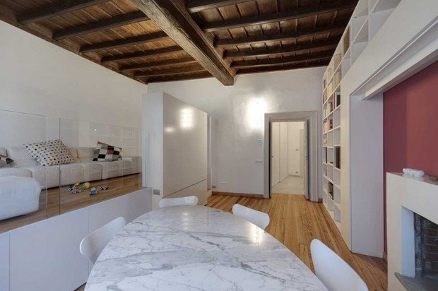 Фотография: Кухня и столовая в стиле Скандинавский, Малогабаритная квартира, Квартира, Дома и квартиры – фото на INMYROOM