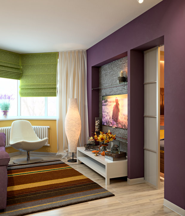 Фото из портфолио Радужный гранат – фотографии дизайна интерьеров на INMYROOM