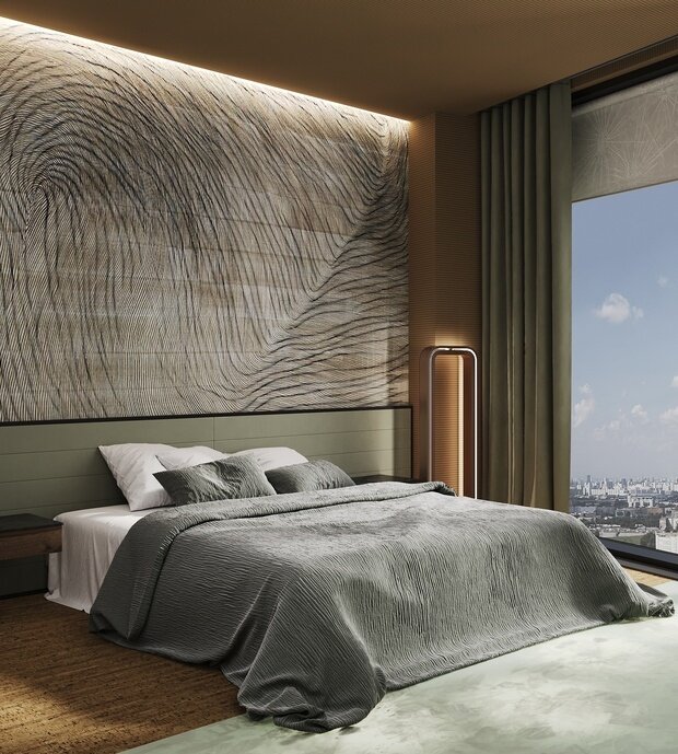 Фото из портфолио Проект квартиры для молодой пары в ЖК Capital Towers – фотографии дизайна интерьеров на INMYROOM