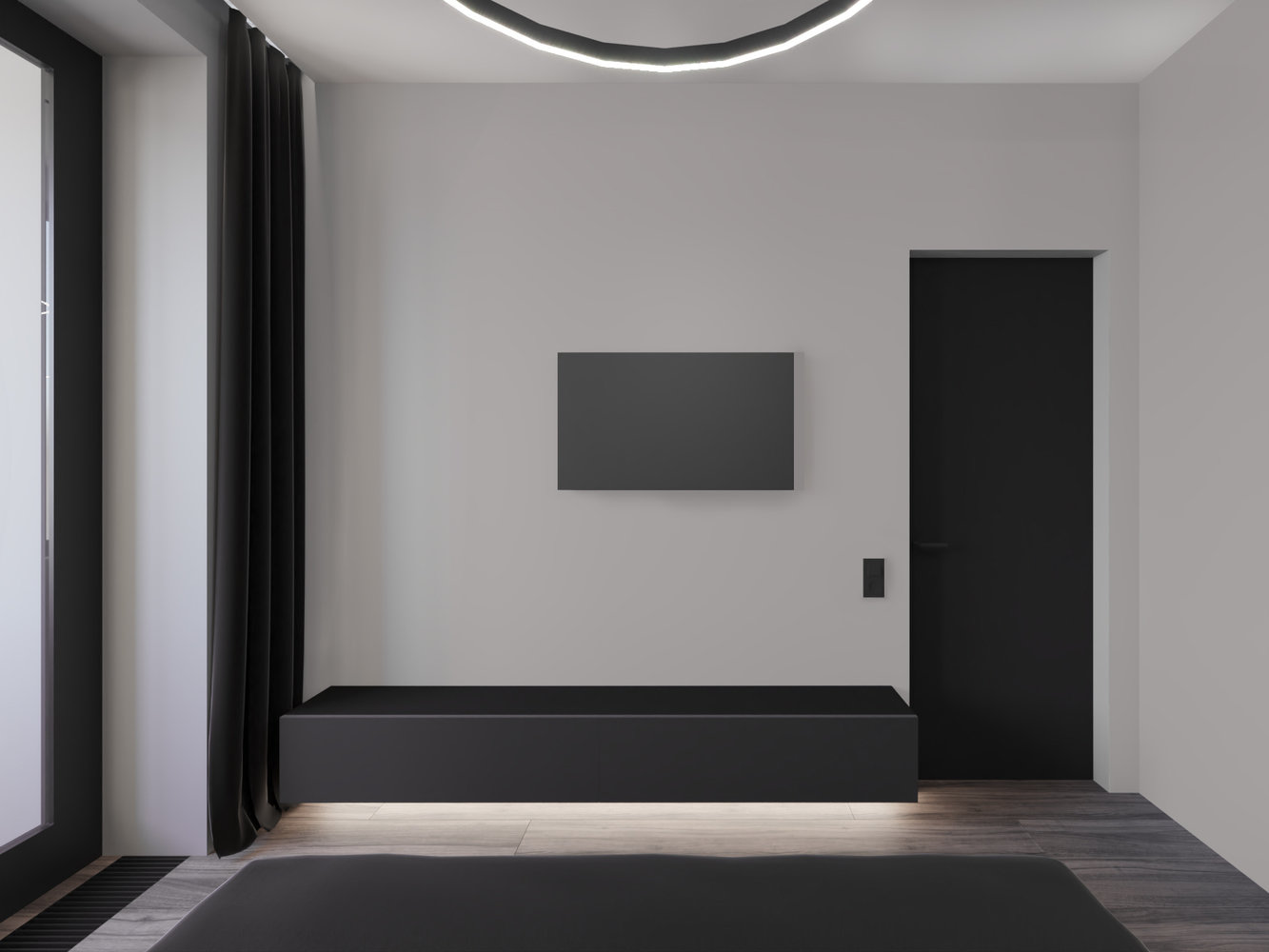 Фото из портфолио Дизайн-проект квартиры в ЖК Октябрьское поле 36 м2 – фотографии дизайна интерьеров на INMYROOM Фото из портфолио Дизайн-проект квартиры в ЖК Октябрьское поле 36 м2 – фотографии дизайна интерьеров на INMYROOM