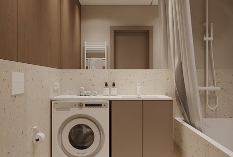 Квартира в Царицино (Ванная)