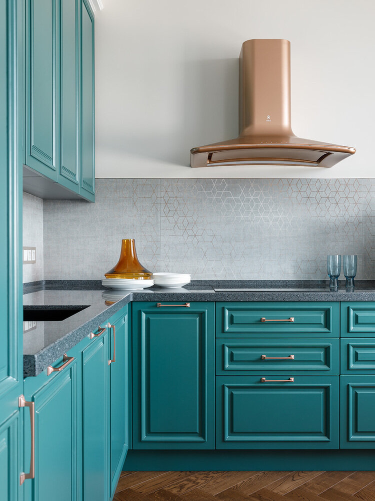 Фотография: Кухня и столовая в стиле Современный, Классический, Квартира, Проект недели, Санкт-Петербург, Сталинка, 40-60 метров, Александра Якущенко – фото на INMYROOM