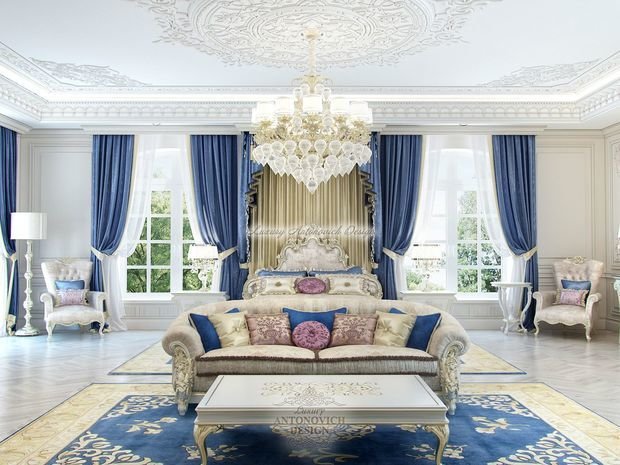Фото из портфолио Спальня в классическом стиле от Елены Антонович – фотографии дизайна интерьеров на INMYROOM