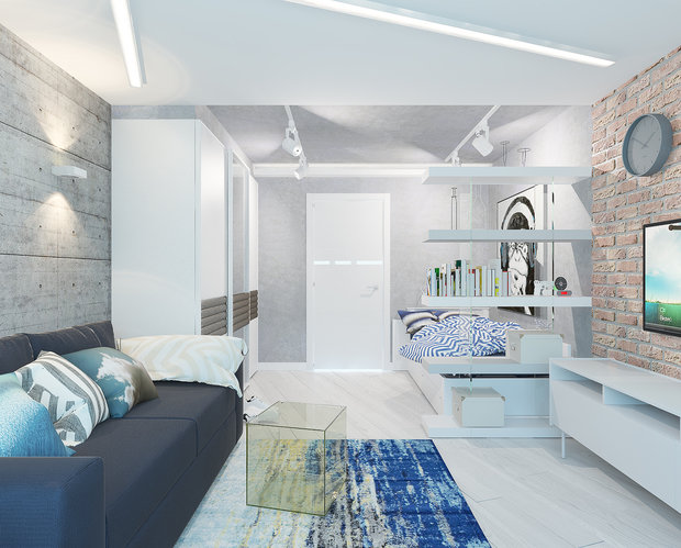 Фото из портфолио Частная квартира 86м2 – фотографии дизайна интерьеров на INMYROOM