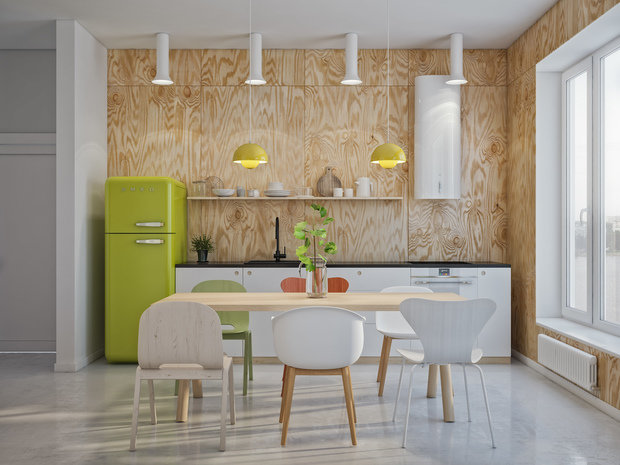 Фото из портфолио Под фанеру – фотографии дизайна интерьеров на INMYROOM