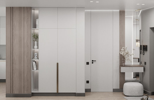 Фото из портфолио Квартира для девушки – фотографии дизайна интерьеров на INMYROOM