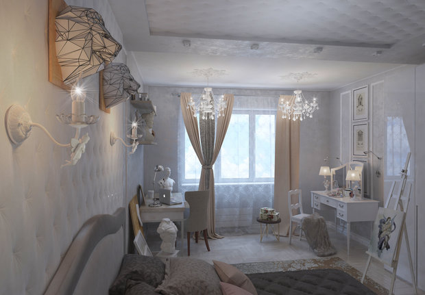 Фото из портфолио Легкий французский фьюжн – фотографии дизайна интерьеров на INMYROOM
