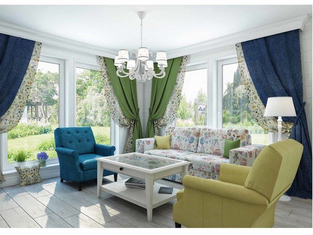 Фото из портфолио "Дом с видом на счастье". Проект дома 120 кв.м.  – фотографии дизайна интерьеров на INMYROOM