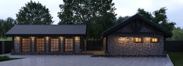 Фото из портфолио Баня в деревенском английском стиле – фотографии дизайна интерьеров на INMYROOM