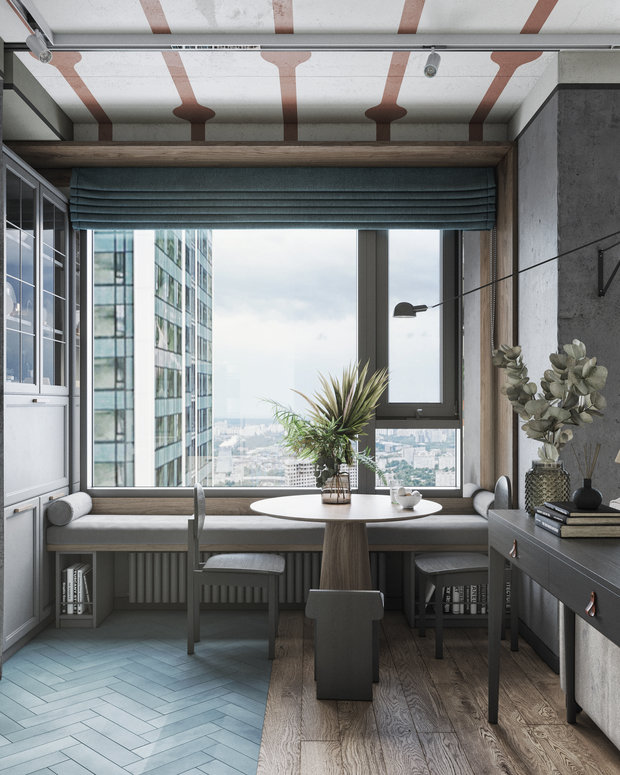 Фотография: Кухня и столовая в стиле Лофт, Эклектика, Квартира, Проект недели, Москва, Макс Жуков, To Taste, 3 комнаты, 60-90 метров – фото на INMYROOM