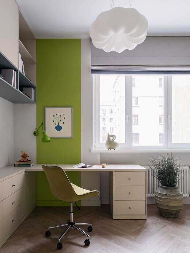 Фотография: Детская в стиле Современный, Квартира, Проект дня, Москва, Сталинка, Кирпичный дом, 3 комнаты, 60-90 метров, Татьяна Отич – фото на INMYROOM