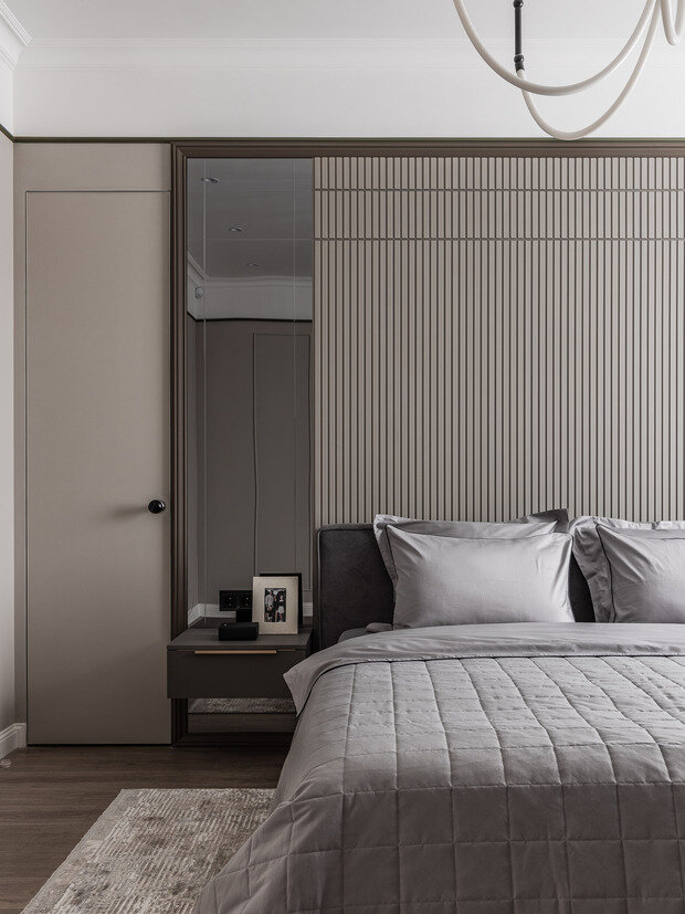 Фотография: Спальня в стиле Современный, Дом, Проект дня, Дом и дача, Кирпичный дом, 4 и больше, Более 90 метров, современный с элементами классики и минимализмом, Светлана Лепихова – фото на INMYROOM