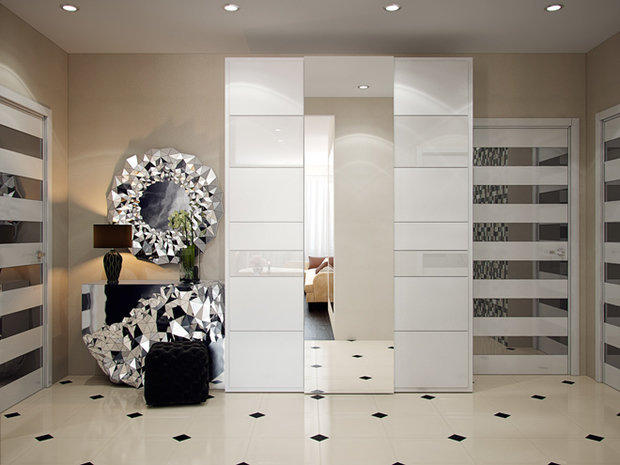 Фото из портфолио Квартира в красных тонах – фотографии дизайна интерьеров на INMYROOM