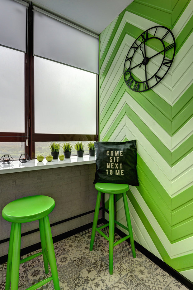 Фото из портфолио Лоджия 5,5кв.м – фотографии дизайна интерьеров на INMYROOM