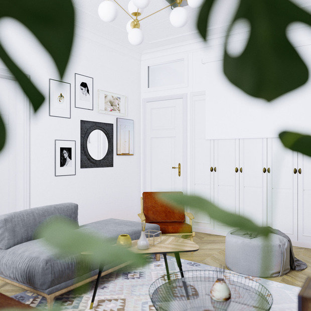 Фото из портфолио Интерьер 3-к. квартиры на 1-й Тверской-Ямской улице в Москве – фотографии дизайна интерьеров на INMYROOM