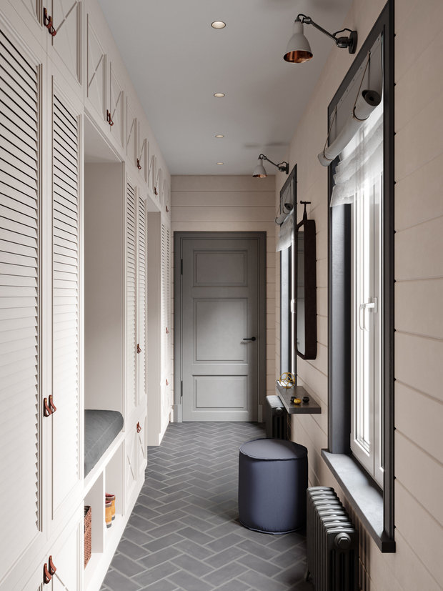 Фотография: Прихожая в стиле Прованс и Кантри, Современный, Дом, Проект недели, Московская область, 4 и больше, Более 90 метров, Aiya Design, ПРЕМИЯ INMYROOM – фото на INMYROOM